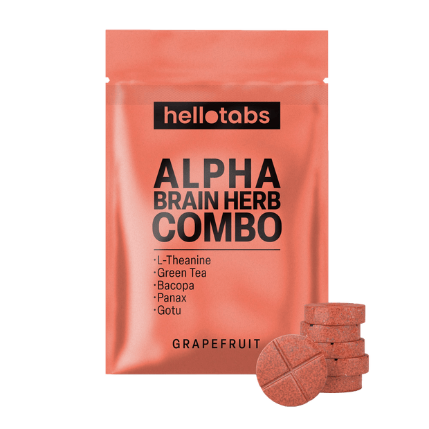 Alpha Brain Herbs Tablets - hellotabs
