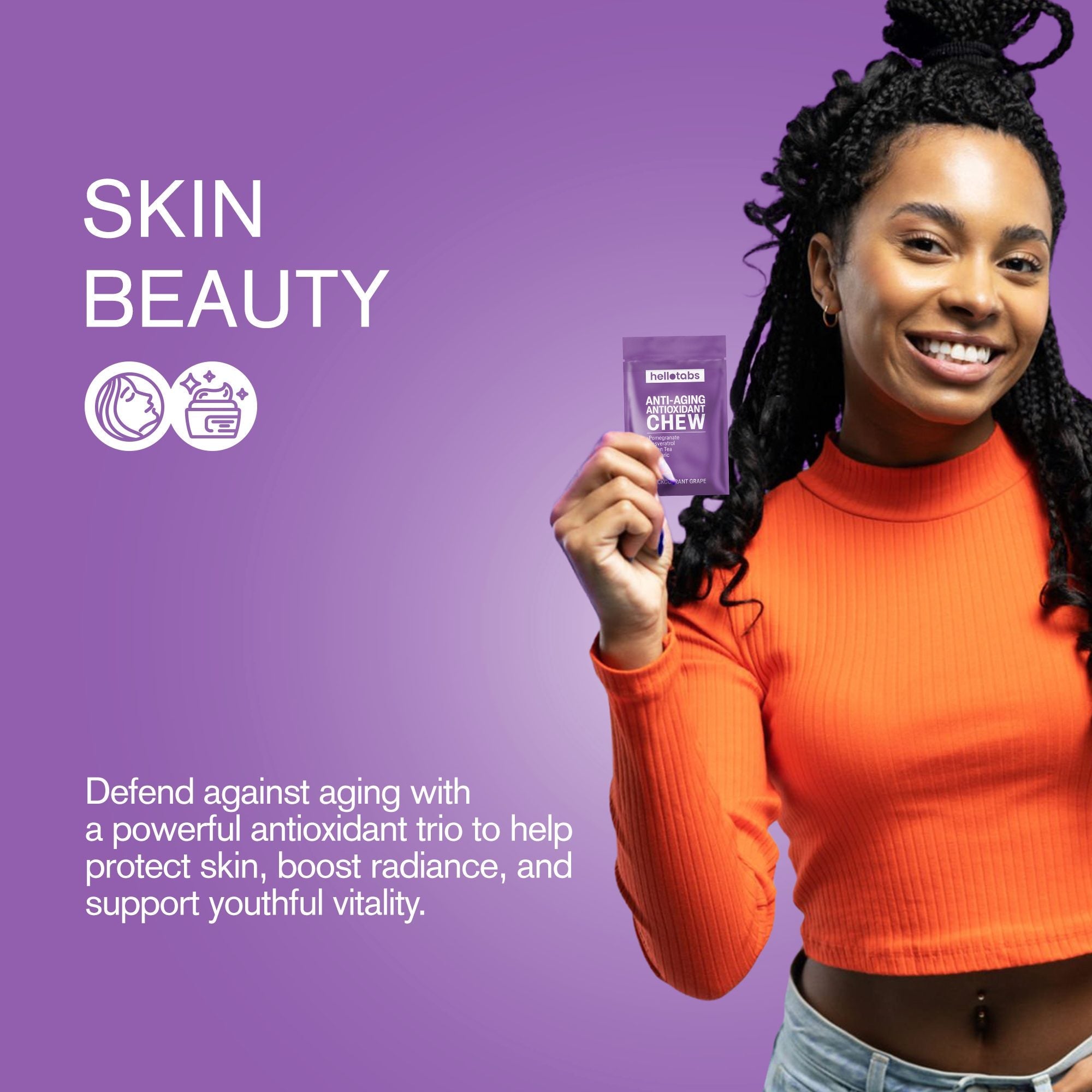 Anti - Aging Antioxidant Tablets - hellotabs