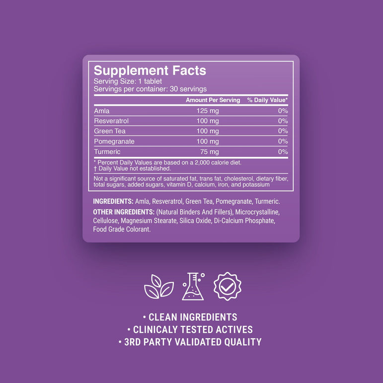Anti - Aging Antioxidant Tablets - hellotabs