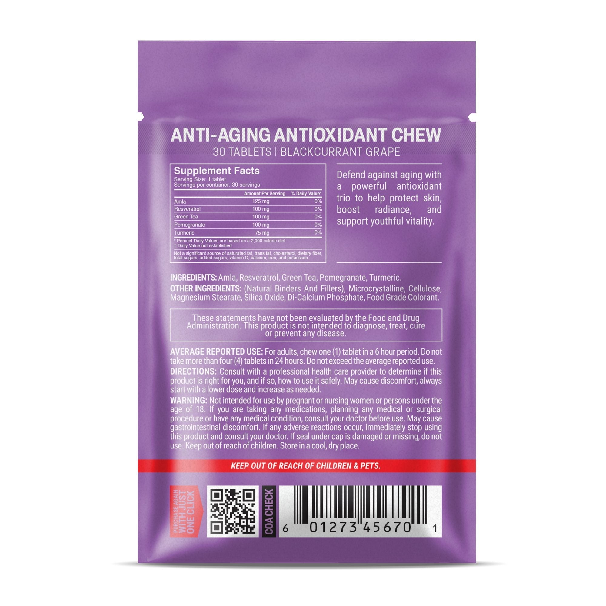 Anti - Aging Antioxidant Tablets - hellotabs