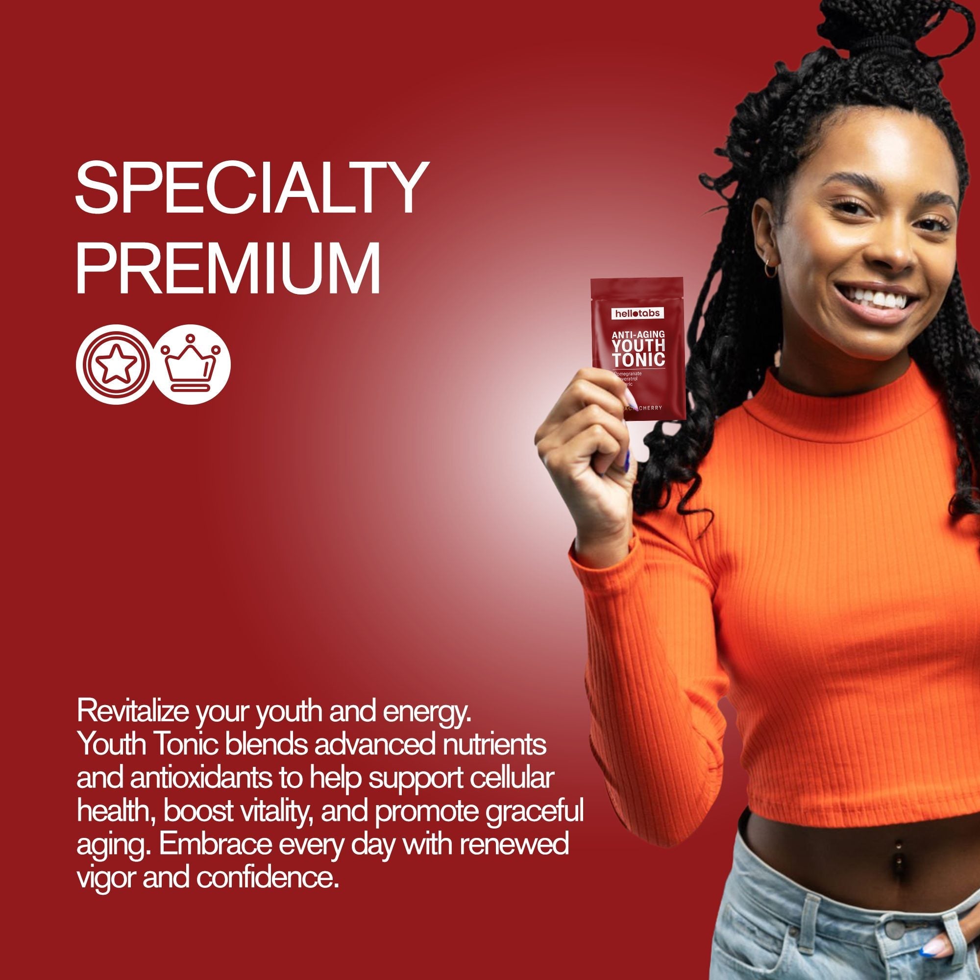Anti - Aging Youth Tonic Tablets - hellotabs