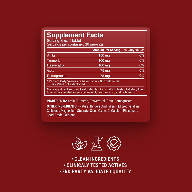 Anti - Aging Youth Tonic Tablets - hellotabs