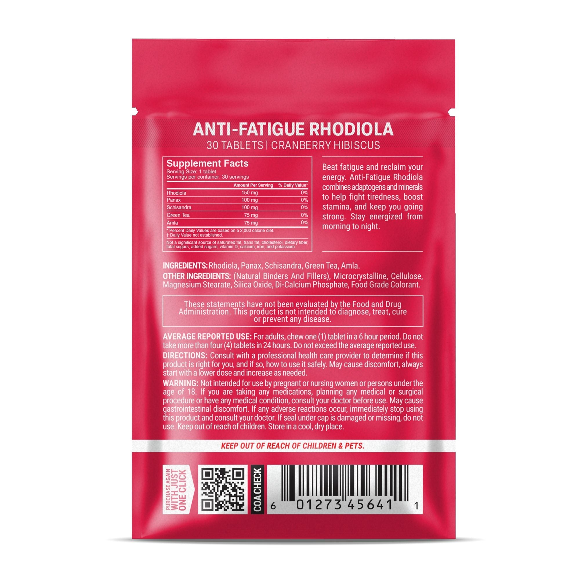 Anti - Fatigue Rhodiola Tablets - hellotabs