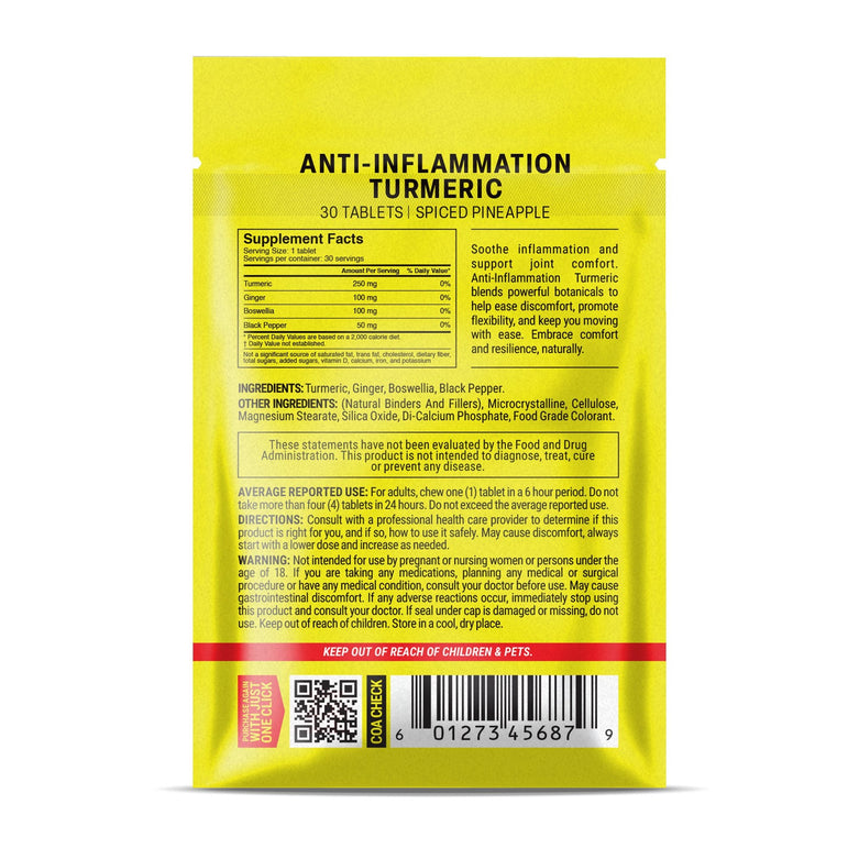 Anti Inflammation Turmeric Tablets - hellotabs