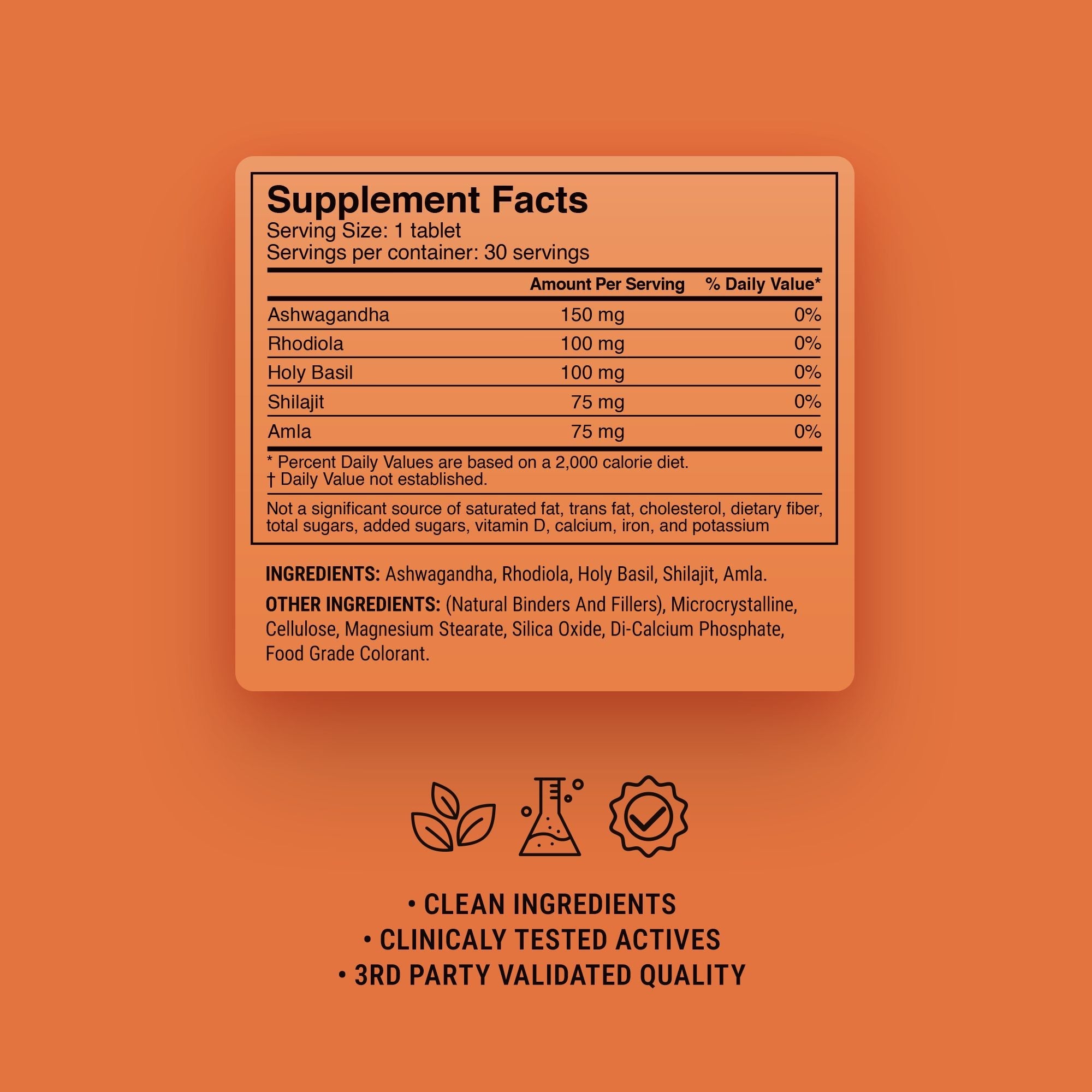 Anti - Stress Adaptogen Tablets - hellotabs