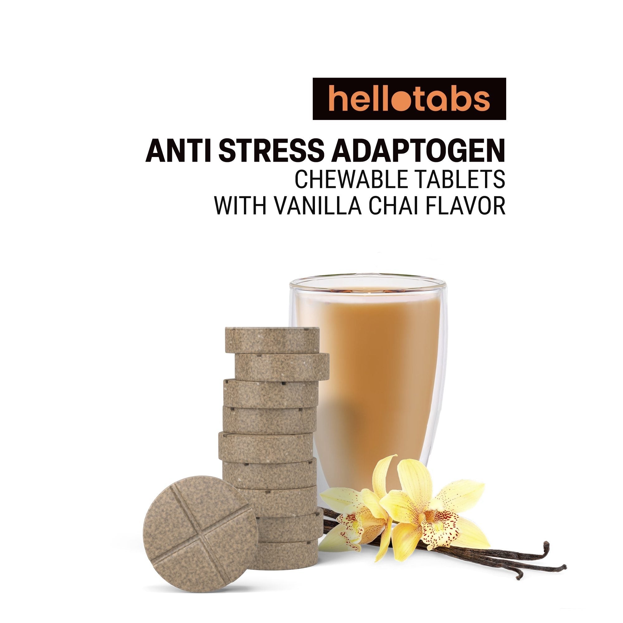 Anti - Stress Adaptogen Tablets - hellotabs