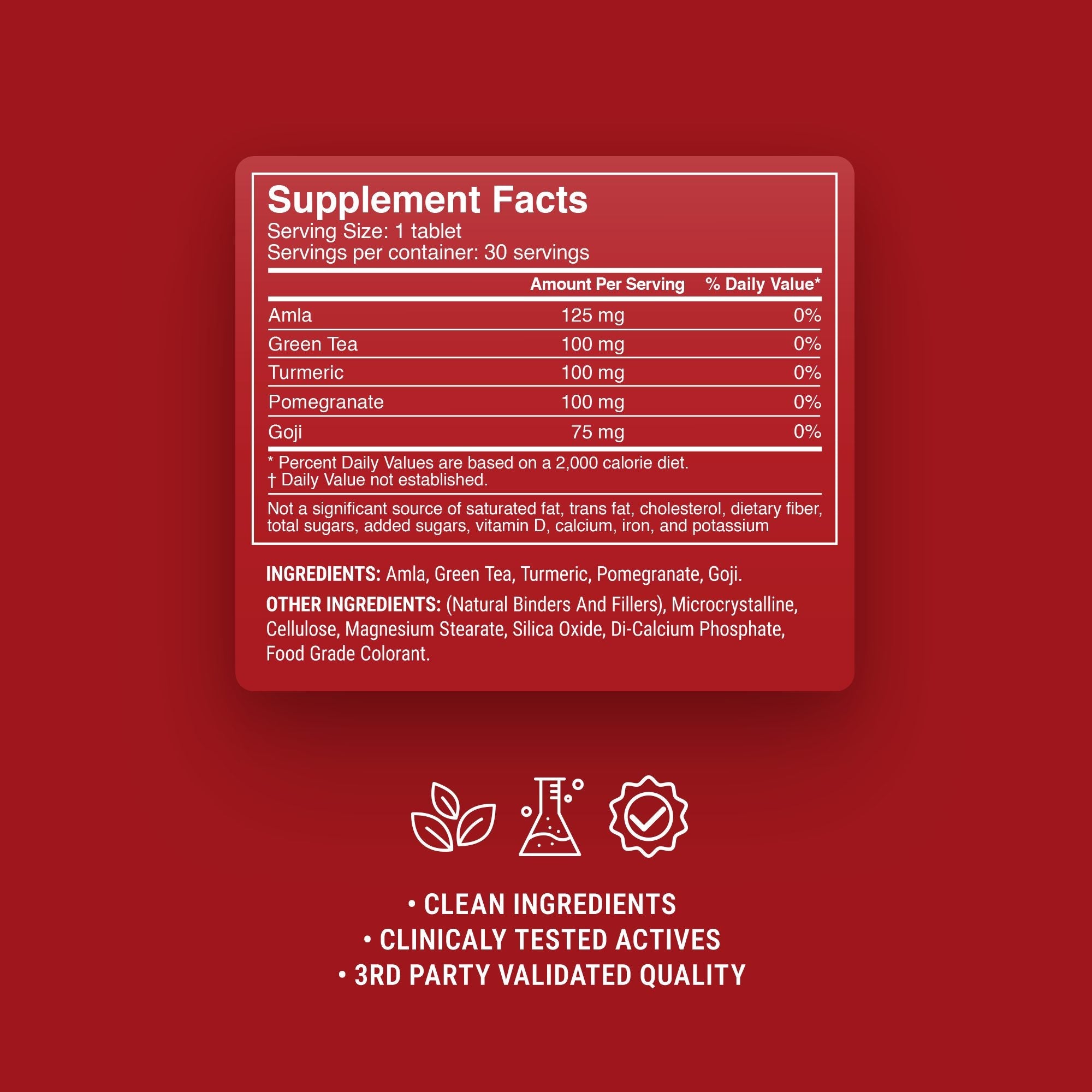 Antioxidant Multi - Herb Blend Tablets - hellotabs