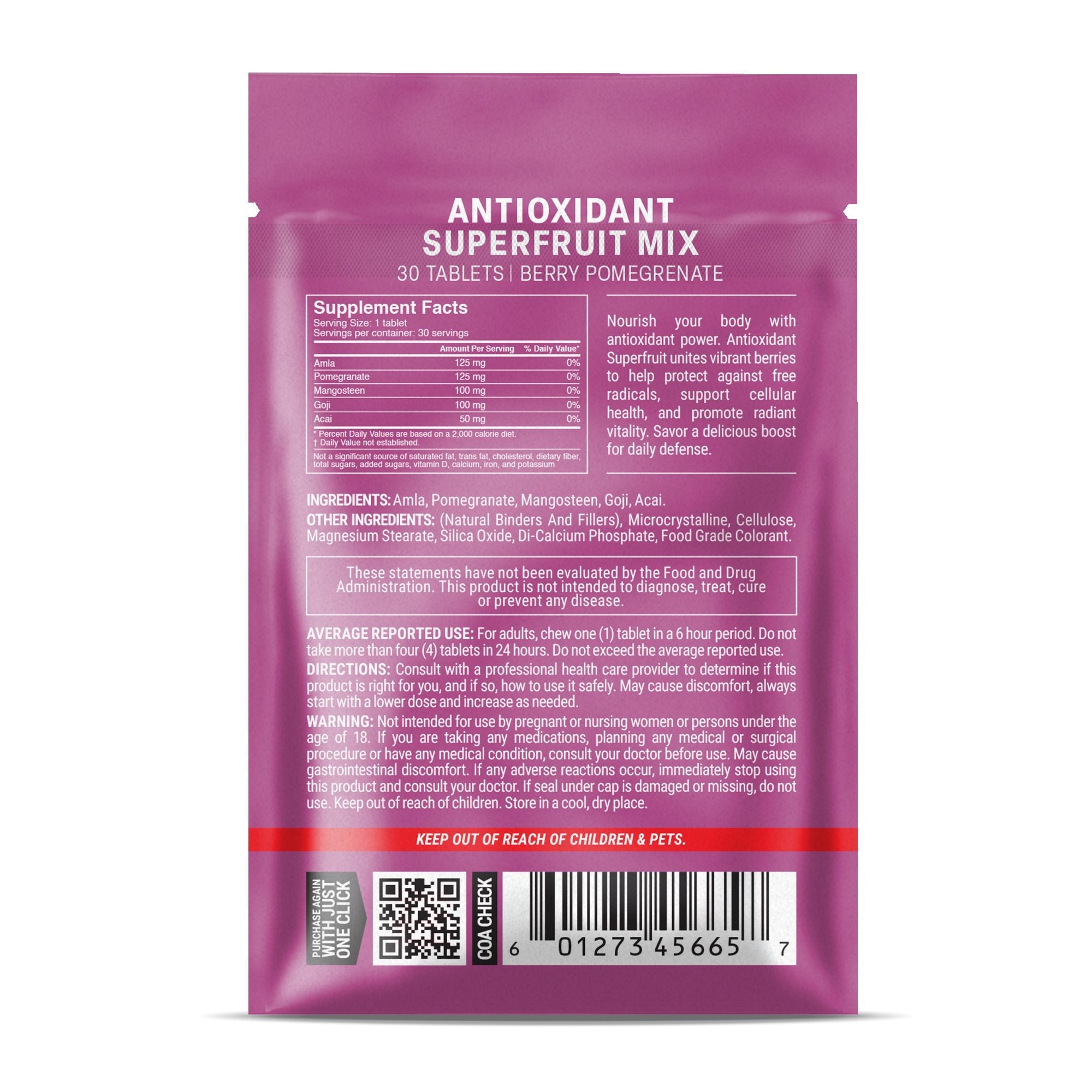 Antioxidant Superfruit Mix Tablets - hellotabs