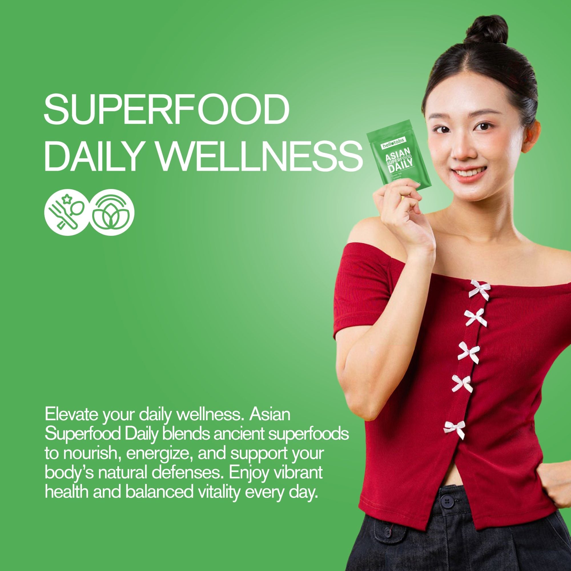 Asian Superfood Daily Tablets - hellotabs