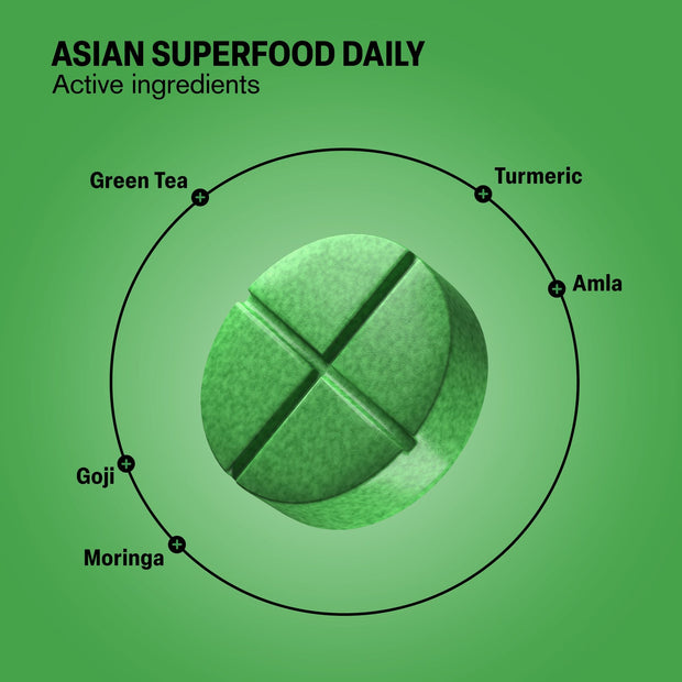 Asian Superfood Daily Tablets - hellotabs