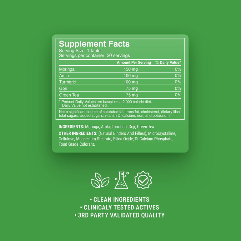 Asian Superfood Daily Tablets - hellotabs