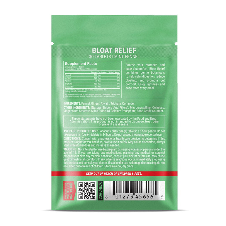 Bloat Relief Tablets - hellotabs