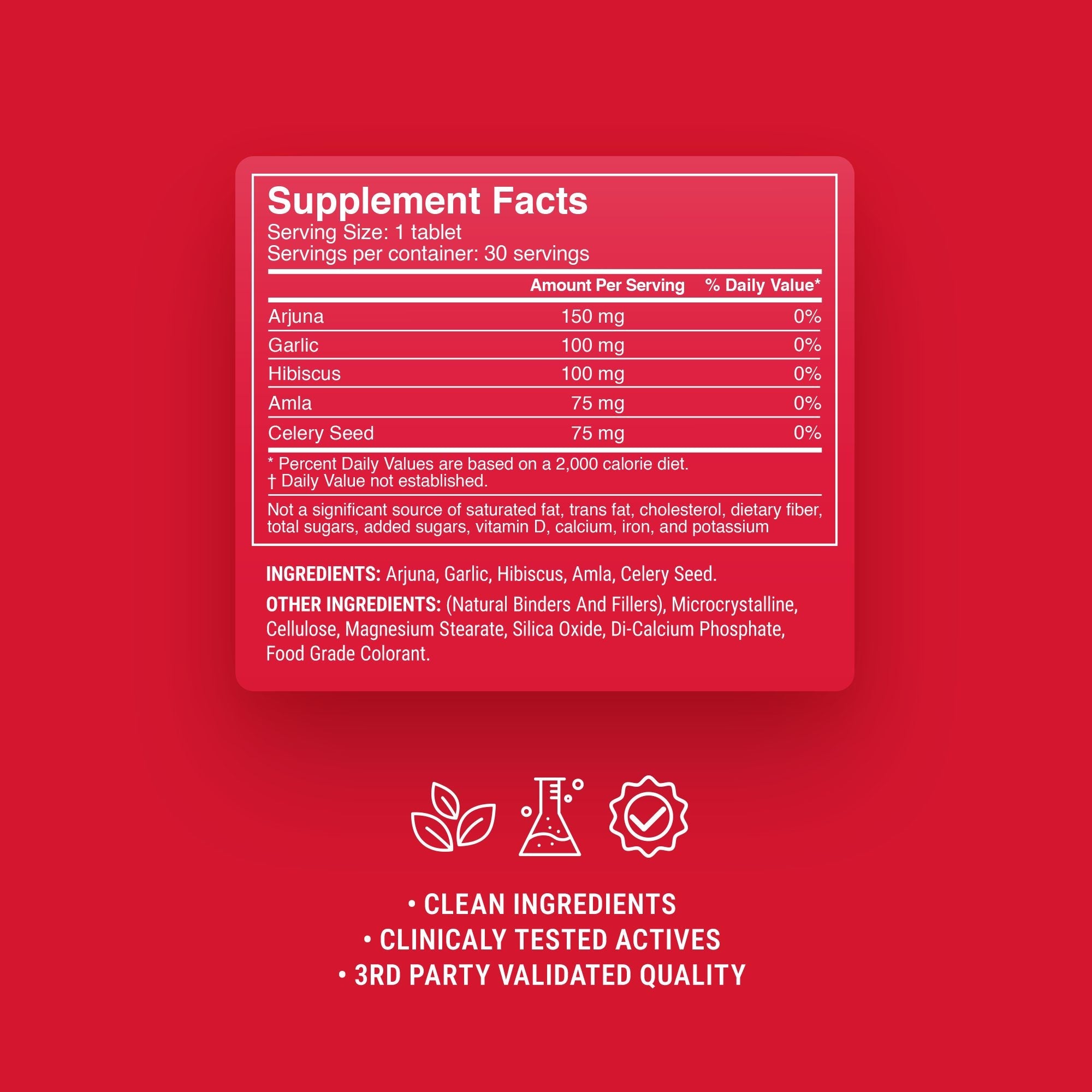 Blood Pressure Support Tablets - hellotabs