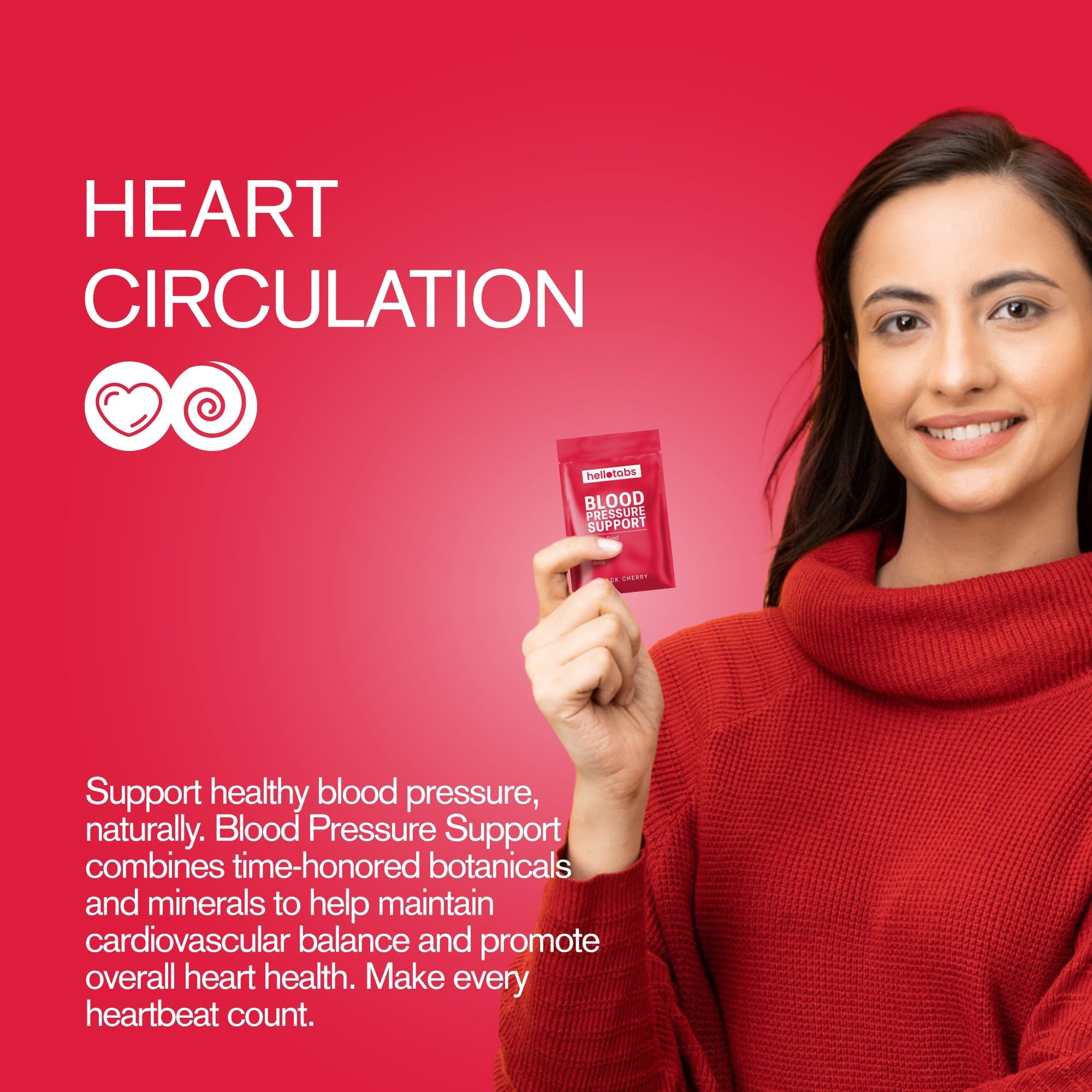 Blood Pressure Support Tablets - hellotabs