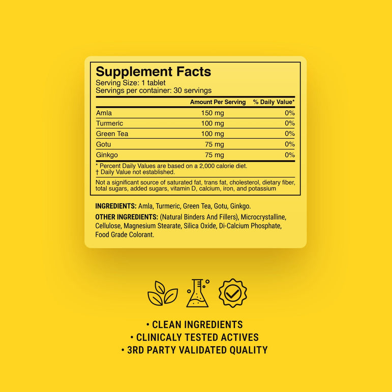 Brain Antioxidant Shield Tablets - hellotabs