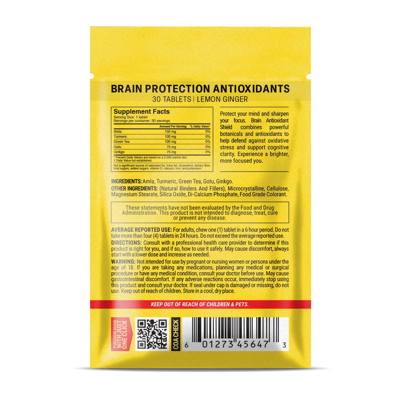 Brain Antioxidant Shield Tablets - hellotabs