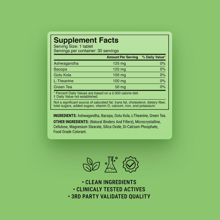 Calm Focus Tablets - hellotabs