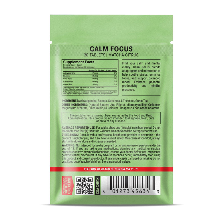 Calm Focus Tablets - hellotabs