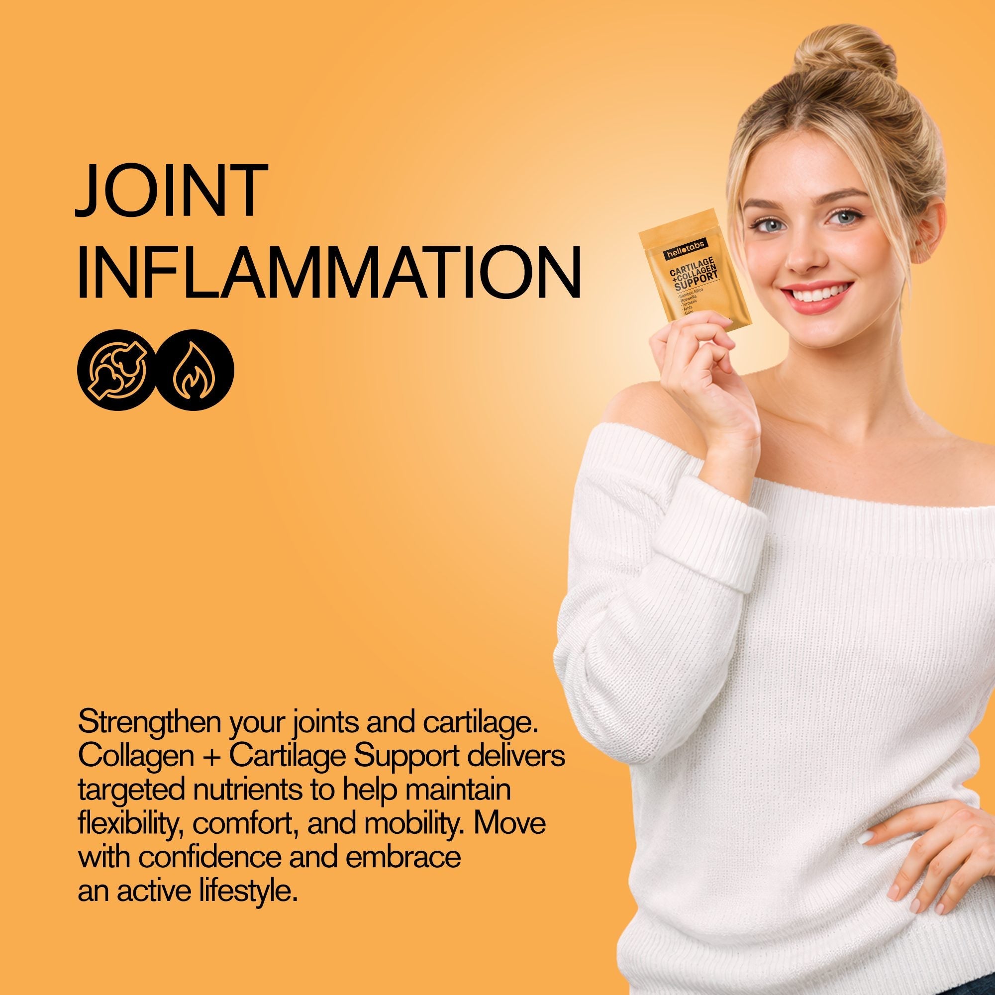 Cartilage + Collagen Support Tablets - hellotabs