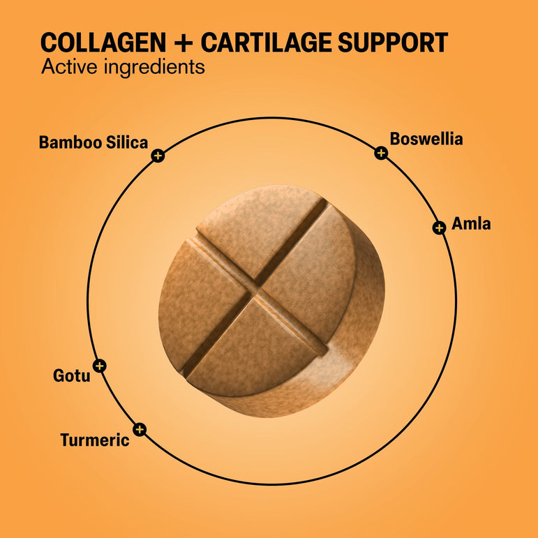 Cartilage + Collagen Support Tablets - hellotabs