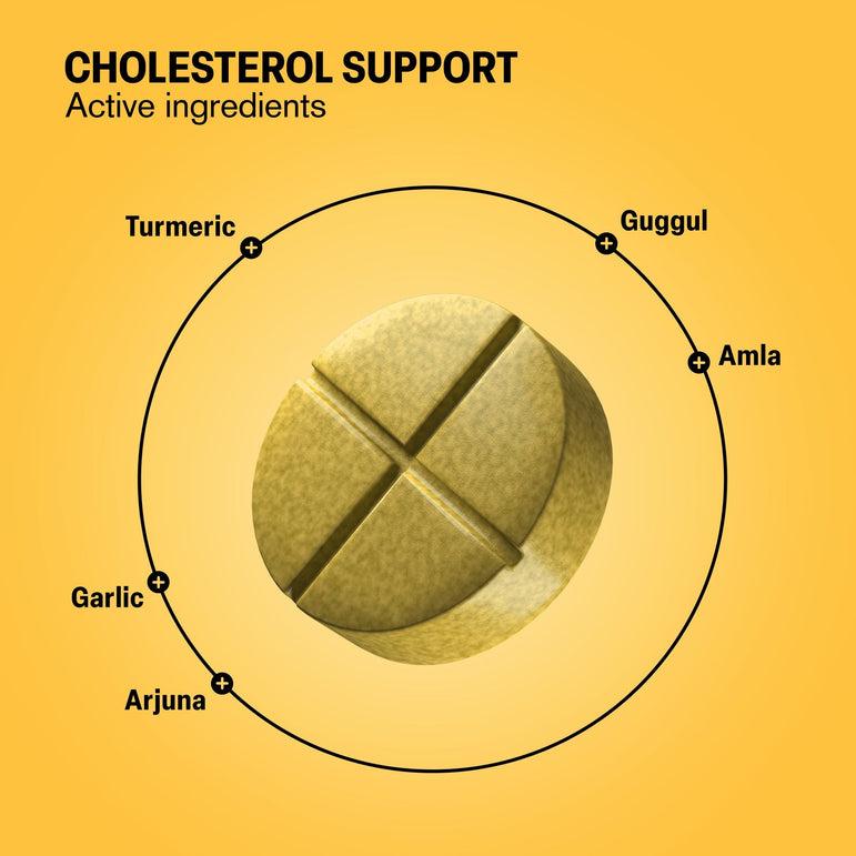 Cholesterol Support Tablets - hellotabs