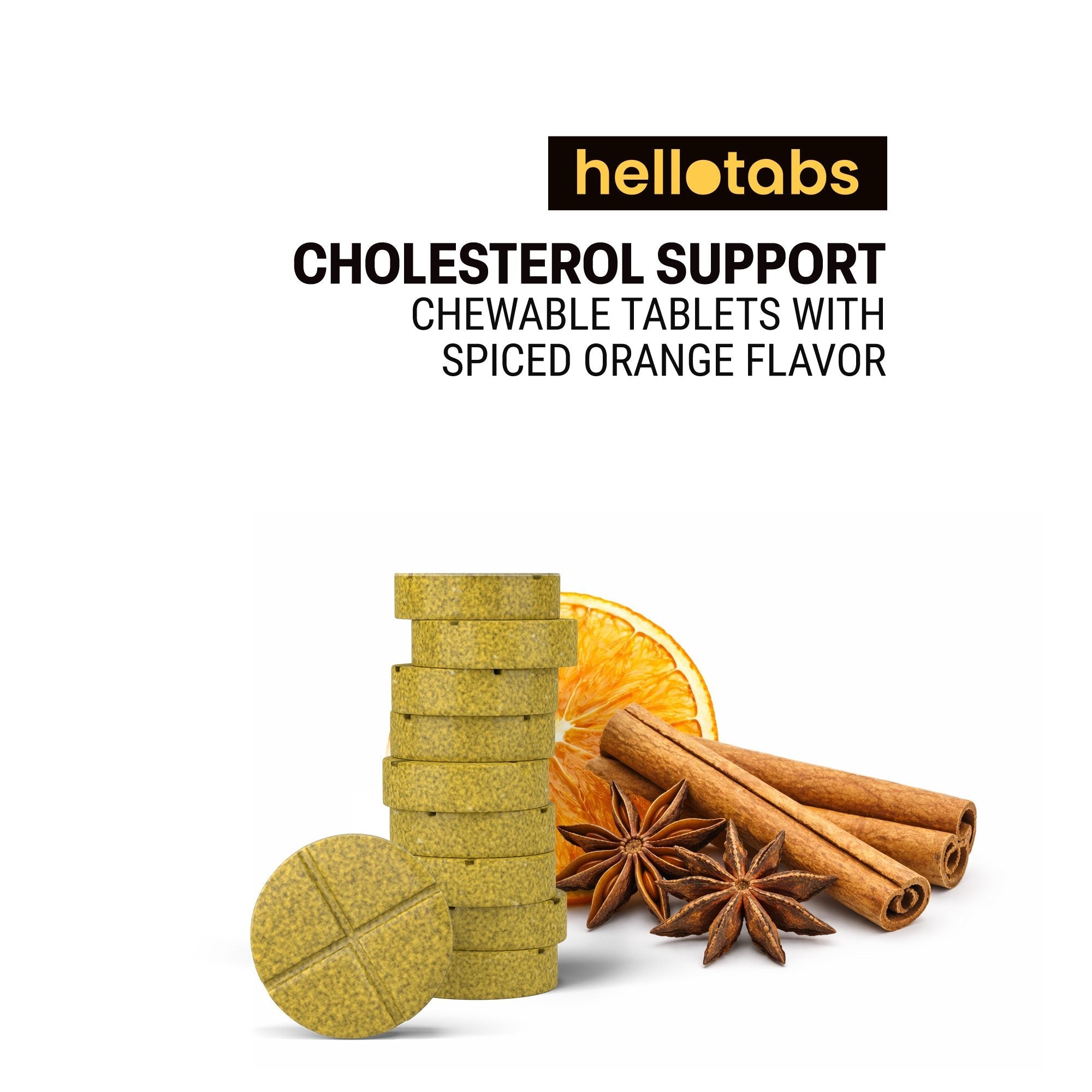 Cholesterol Support Tablets - hellotabs