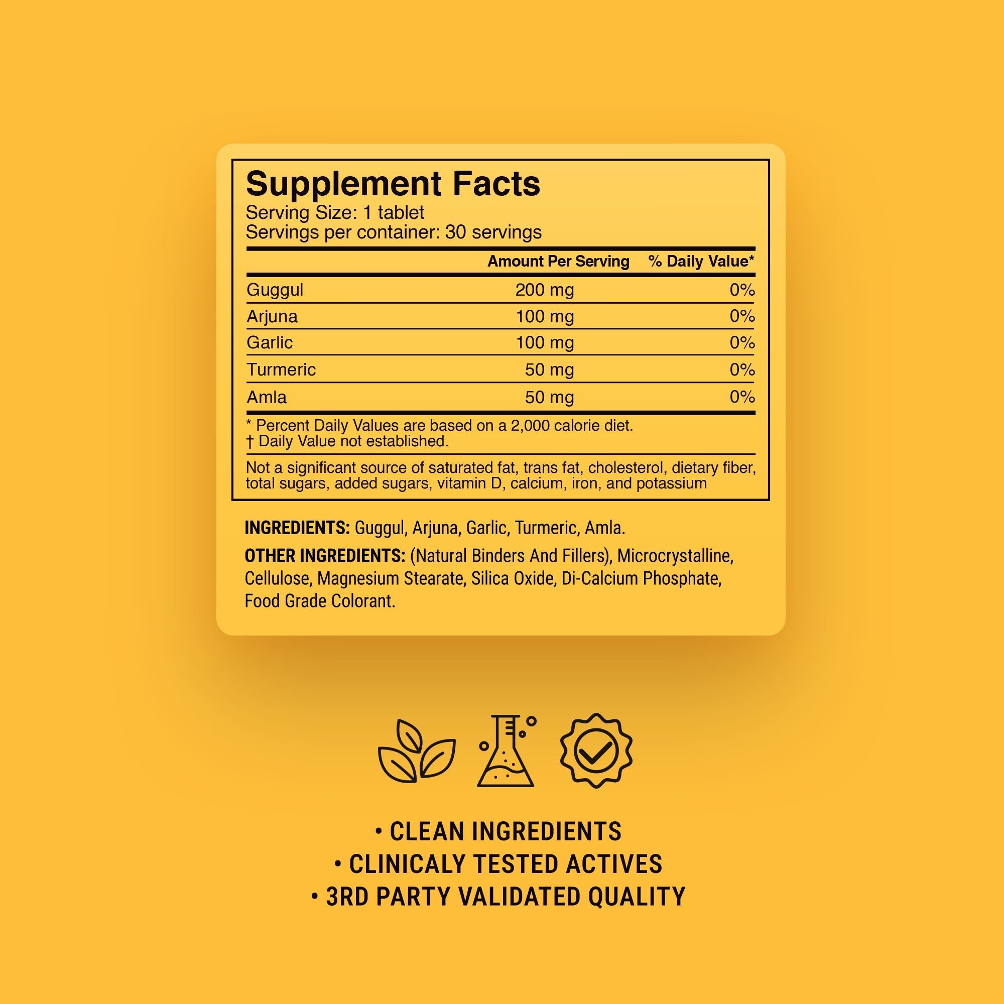 Cholesterol Support Tablets - hellotabs