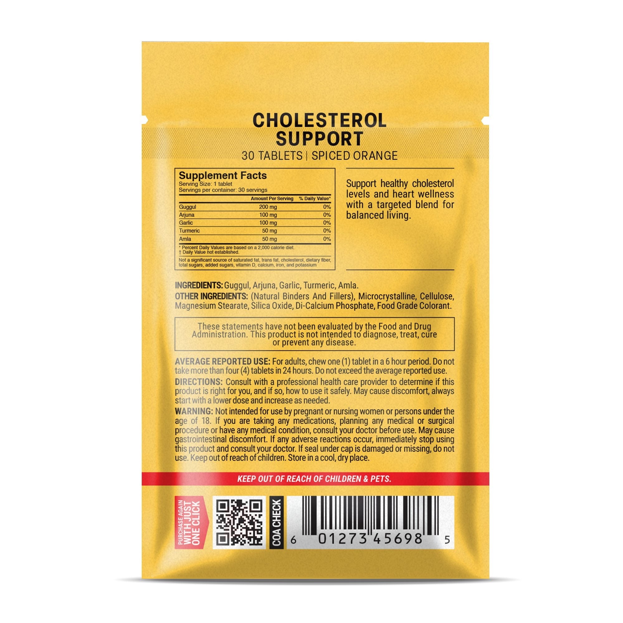 Cholesterol Support Tablets - hellotabs