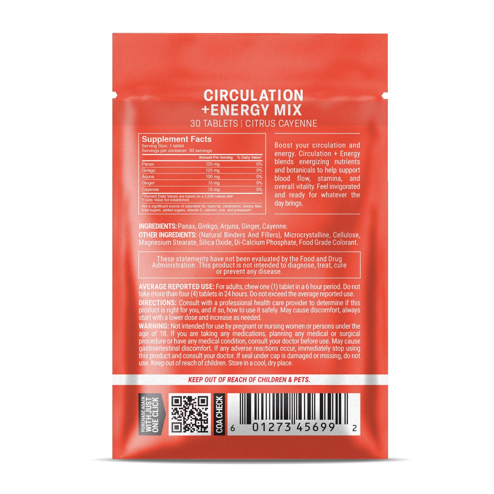 Circulation + Energy Mix Tablets - hellotabs