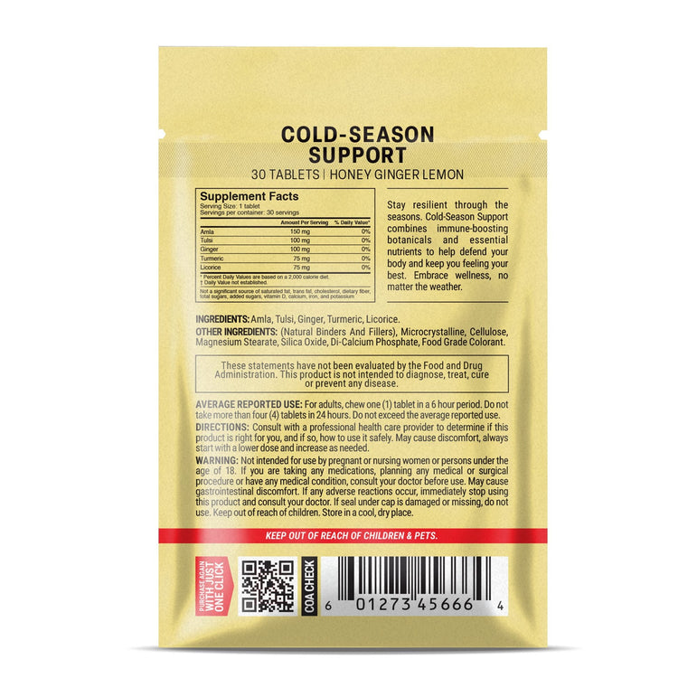 Cold Season Support Tablets - hellotabs