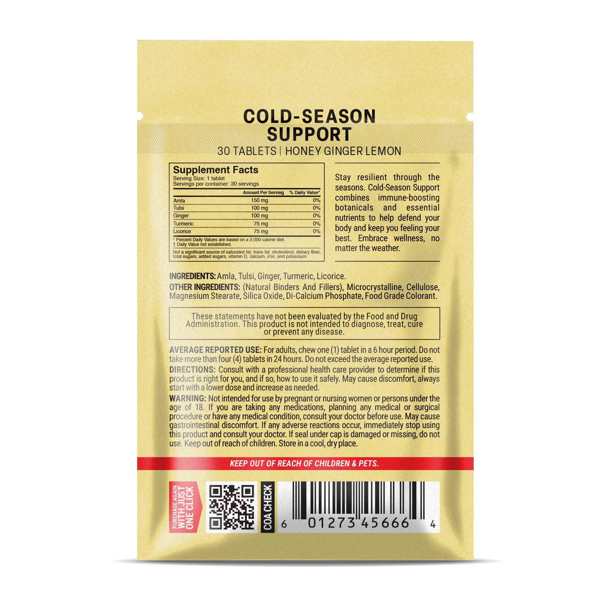 Cold Season Support Tablets - hellotabs