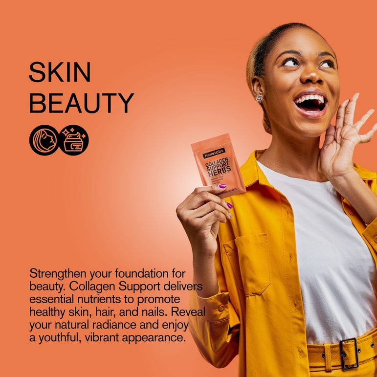 Collagen Support Herbs Tablets - hellotabs