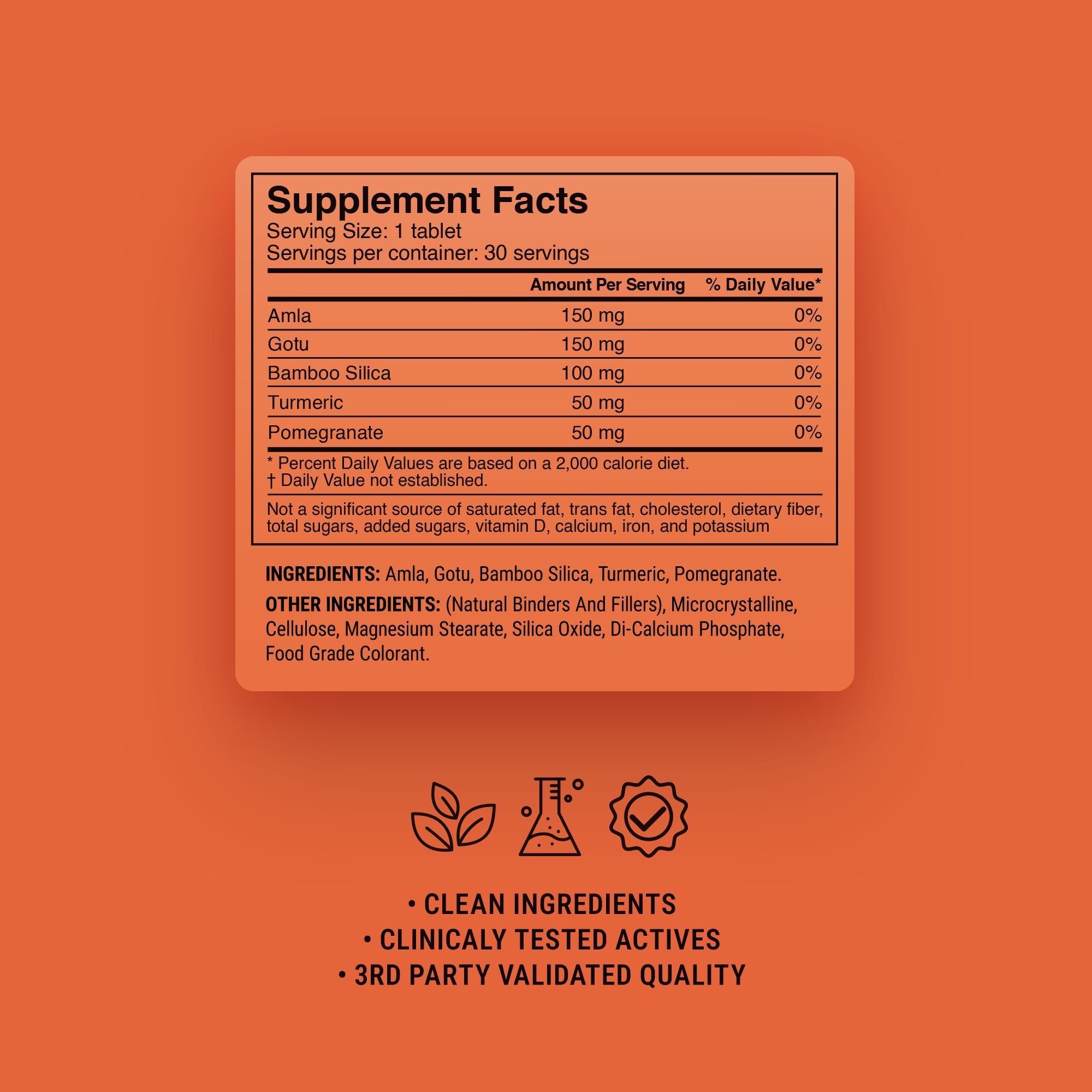 Collagen Support Herbs Tablets - hellotabs