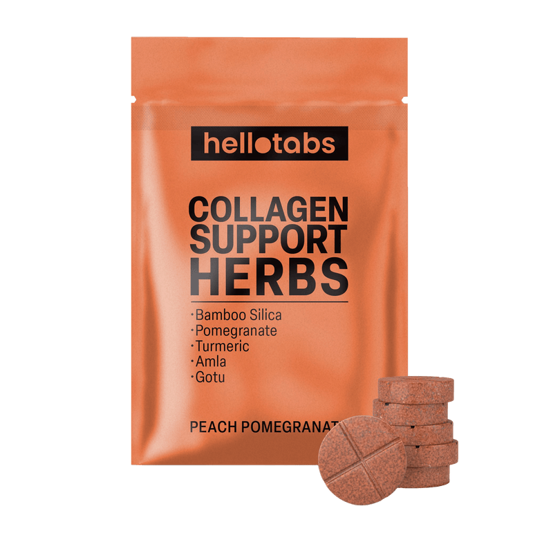 Collagen Support Herbs Tablets - hellotabs