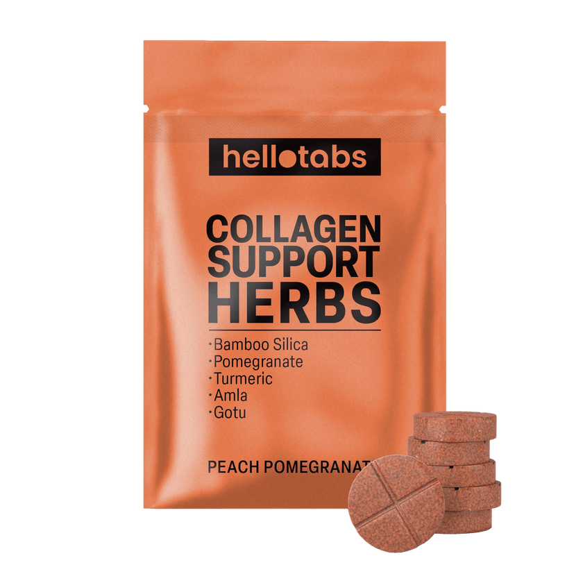 Collagen Support Herbs Tablets - hellotabs