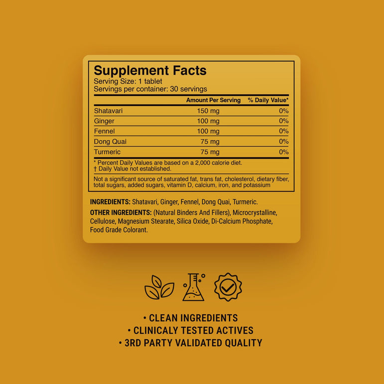 Cycle Comfort Herbs Tablets - hellotabs