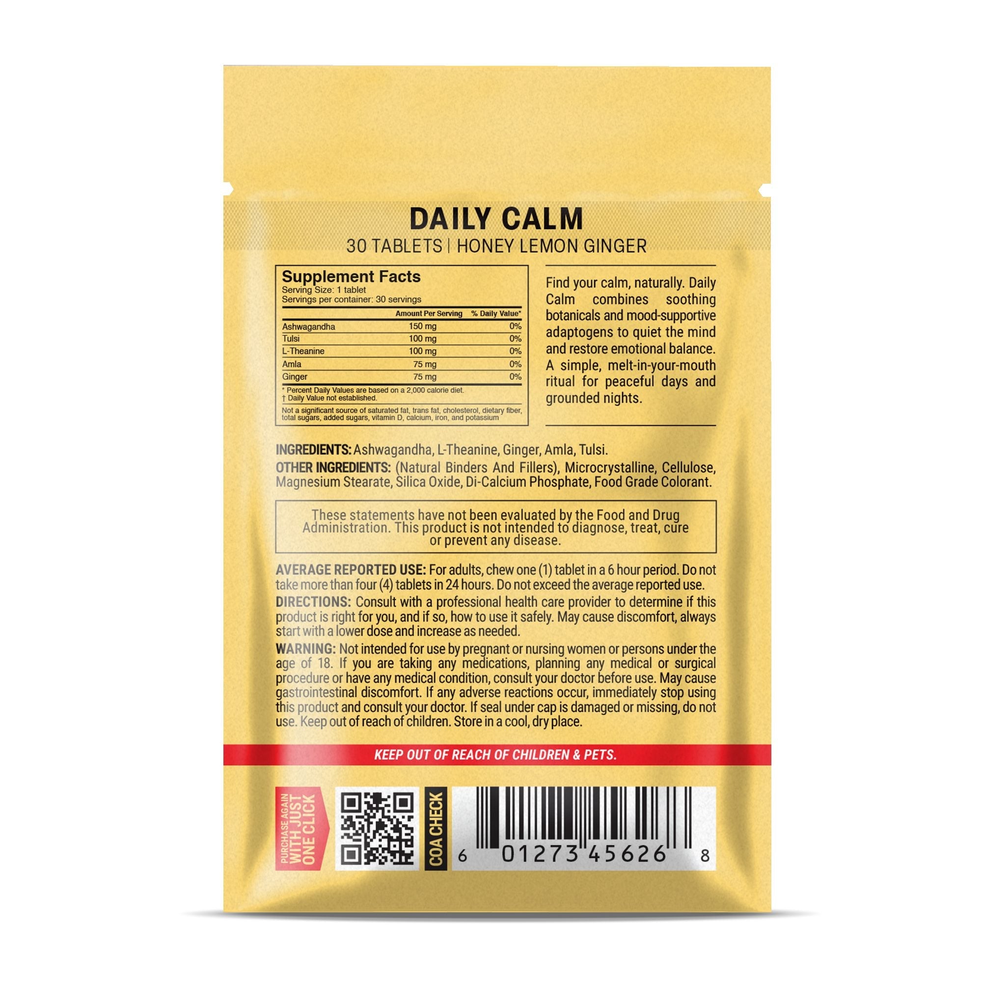 Daily Calm Tablets - hellotabs