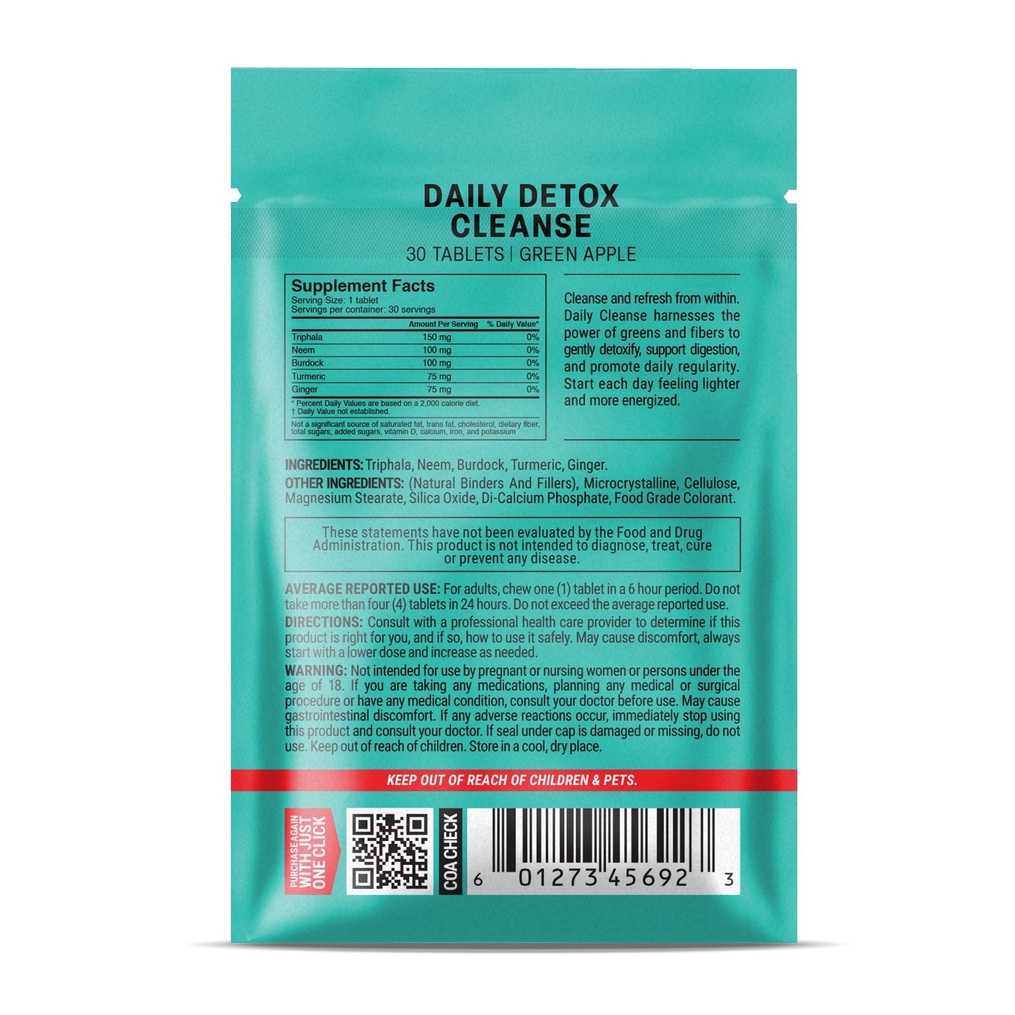 Daily Detox Cleanse Tablets - hellotabs