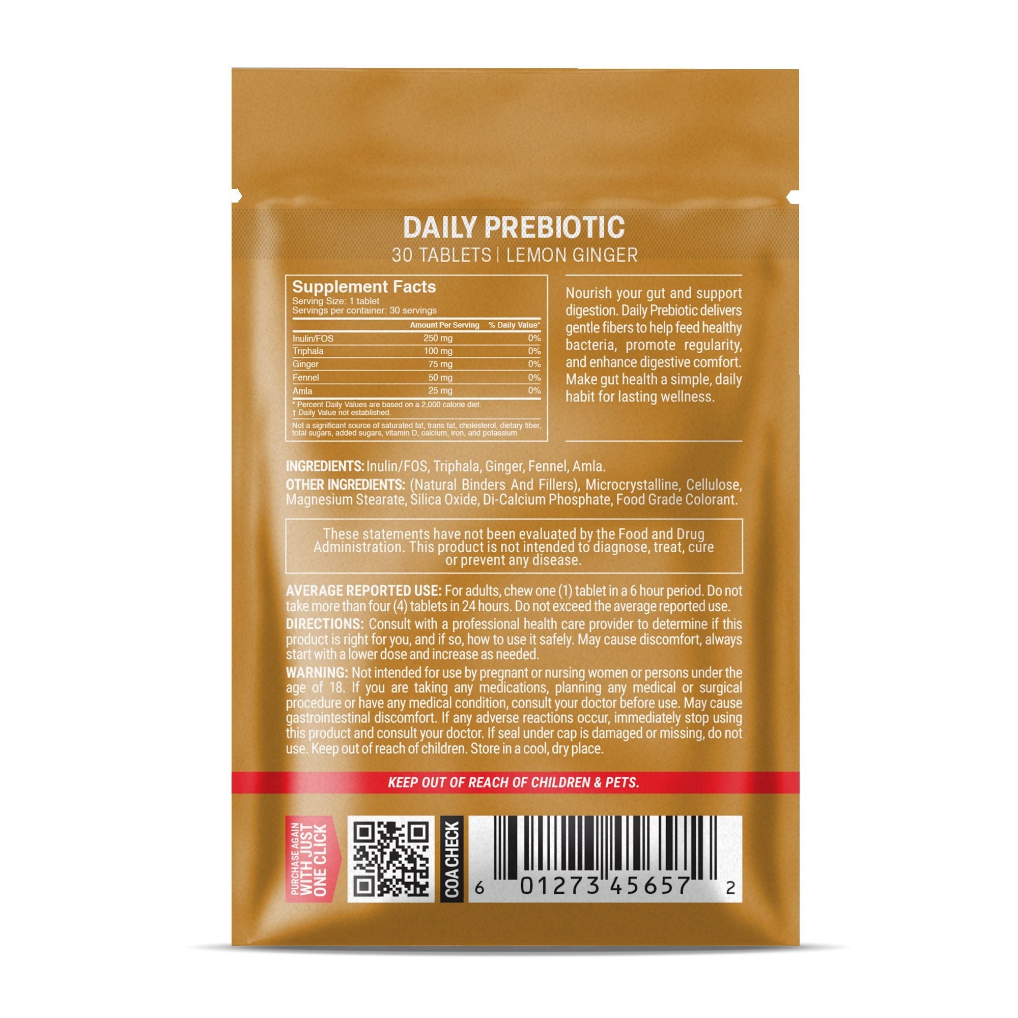 Daily Prebiotic Tablets - hellotabs