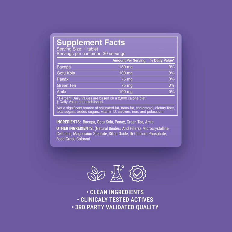 Focus + Memory Tablets - hellotabs