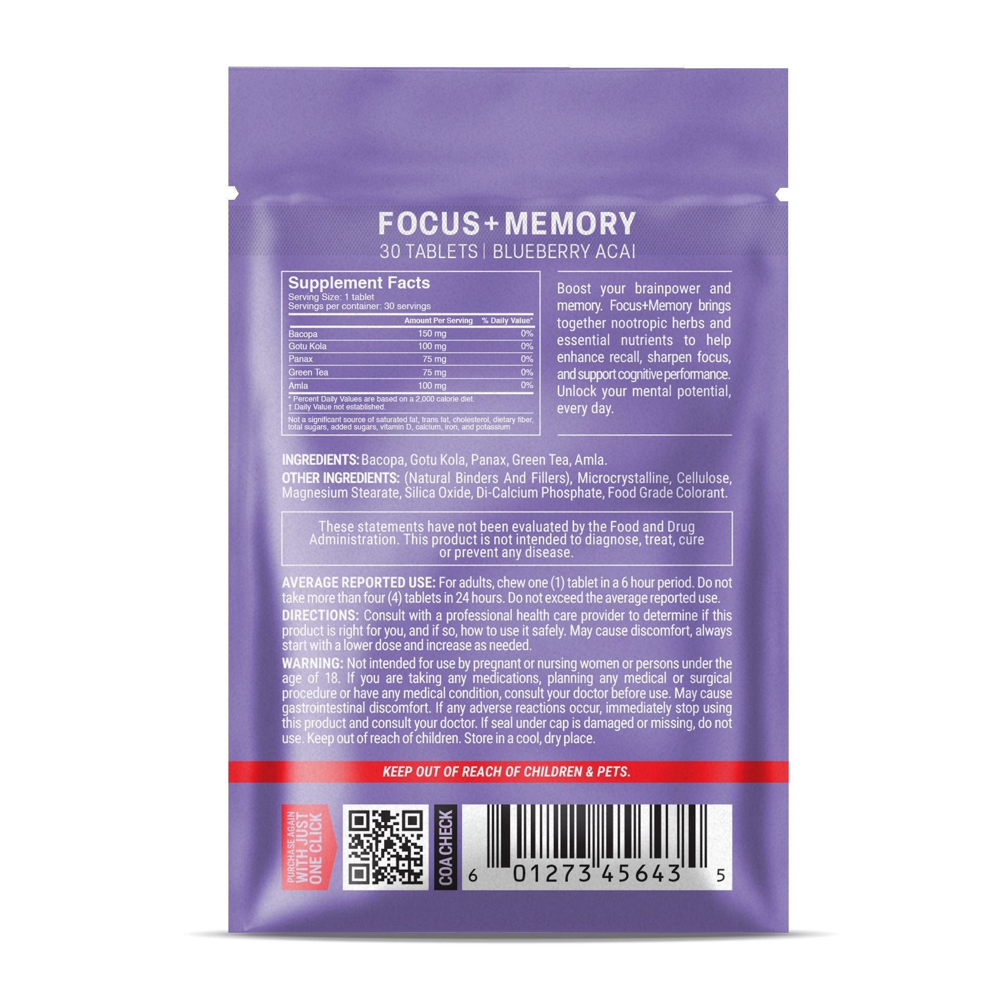 Focus + Memory Tablets - hellotabs