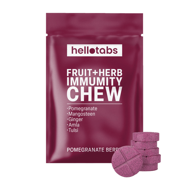 Fruit + Herb Immunity Tablets - hellotabs