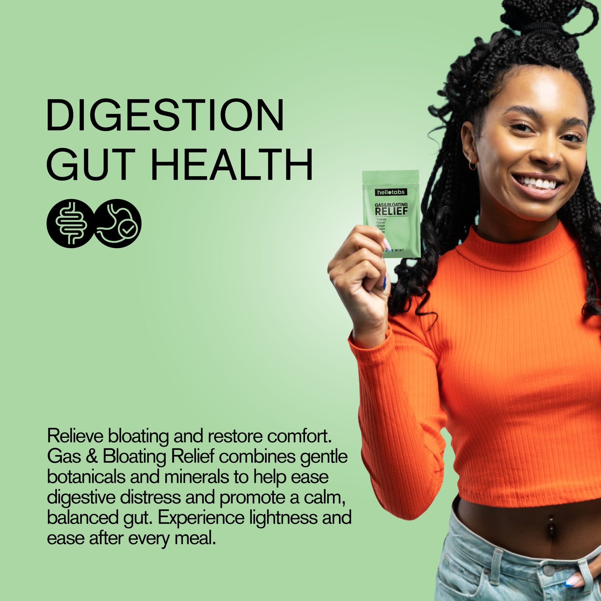 Gas & Bloating Relief Tablets - hellotabs