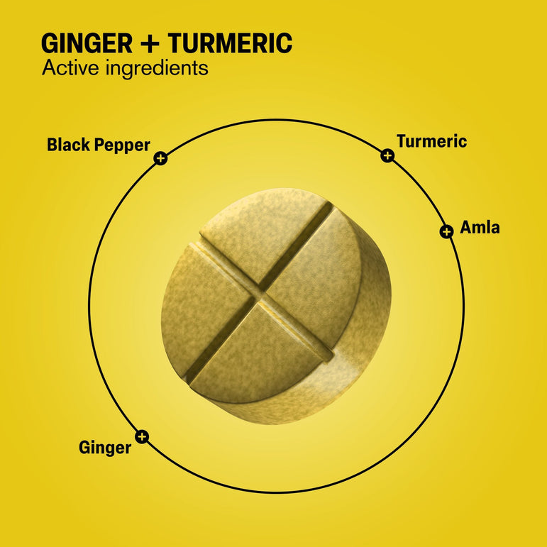 Ginger + Turmeric Immunity Tablets - hellotabs