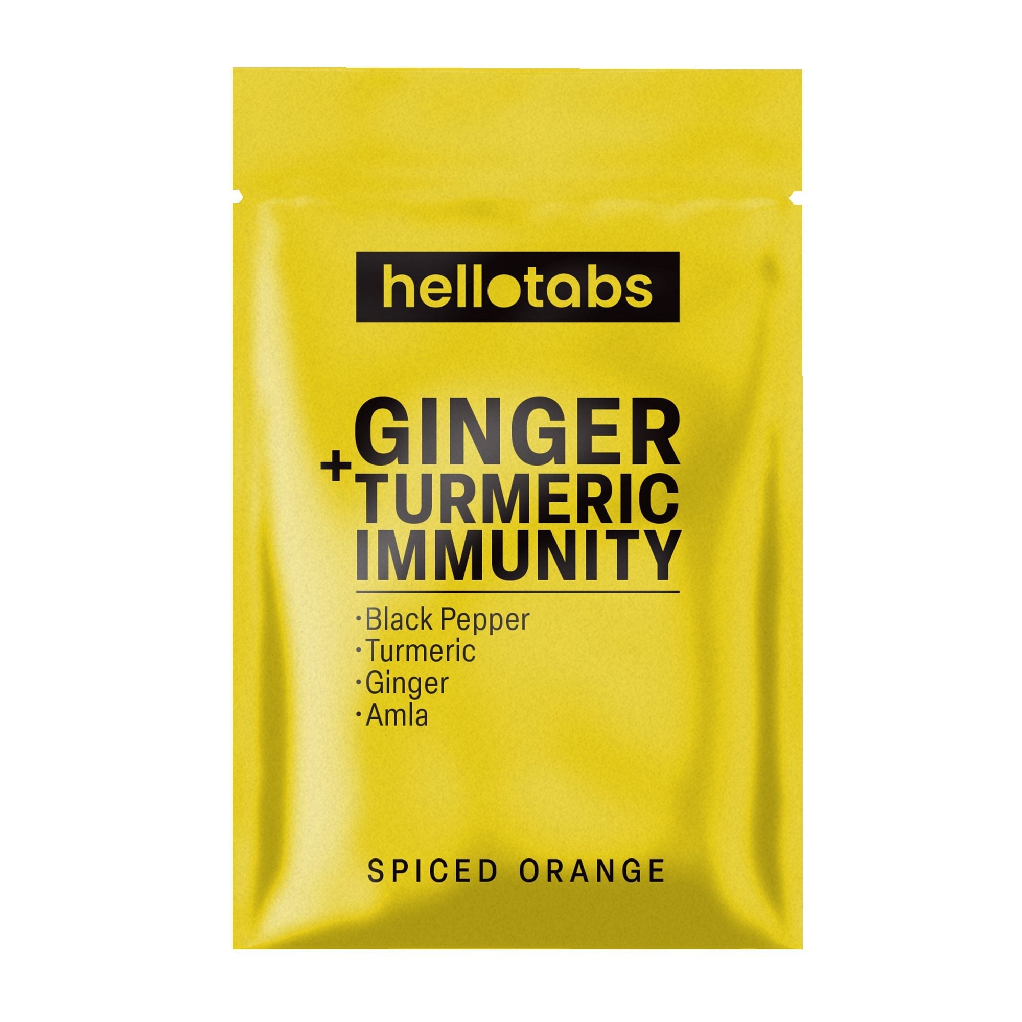 Ginger + Turmeric Immunity Tablets - hellotabs