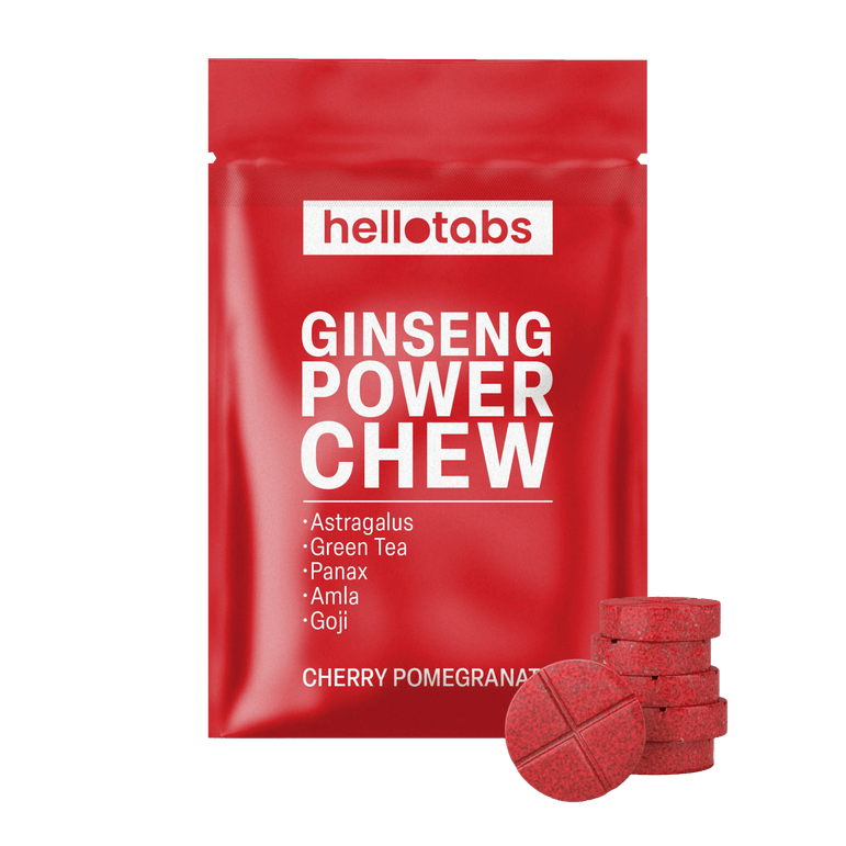 Ginseng Power Chew Tablets - hellotabs
