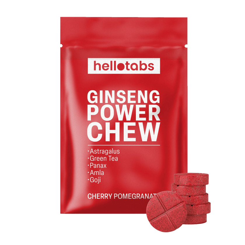 Ginseng Power Chew Tablets - hellotabs