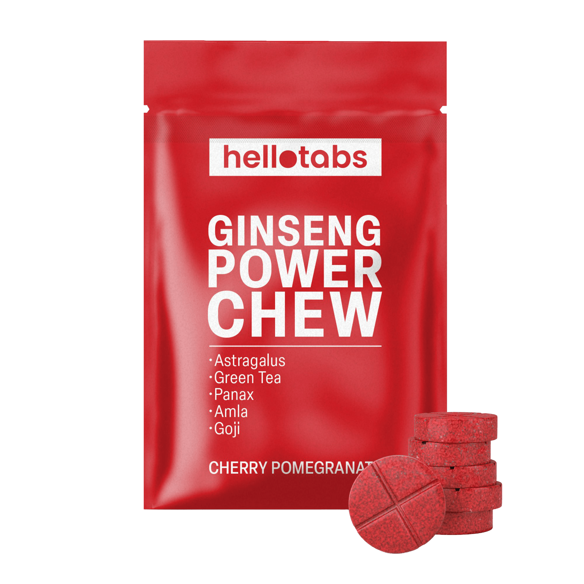 Ginseng Power Chew Tablets - hellotabs