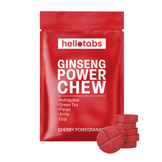 Ginseng Power Chew Tablets - hellotabs