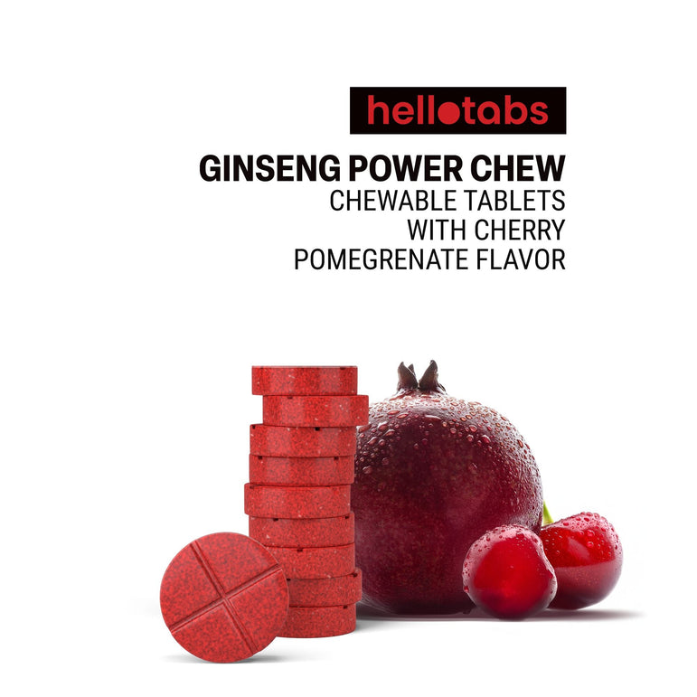 Ginseng Power Chew Tablets - hellotabs
